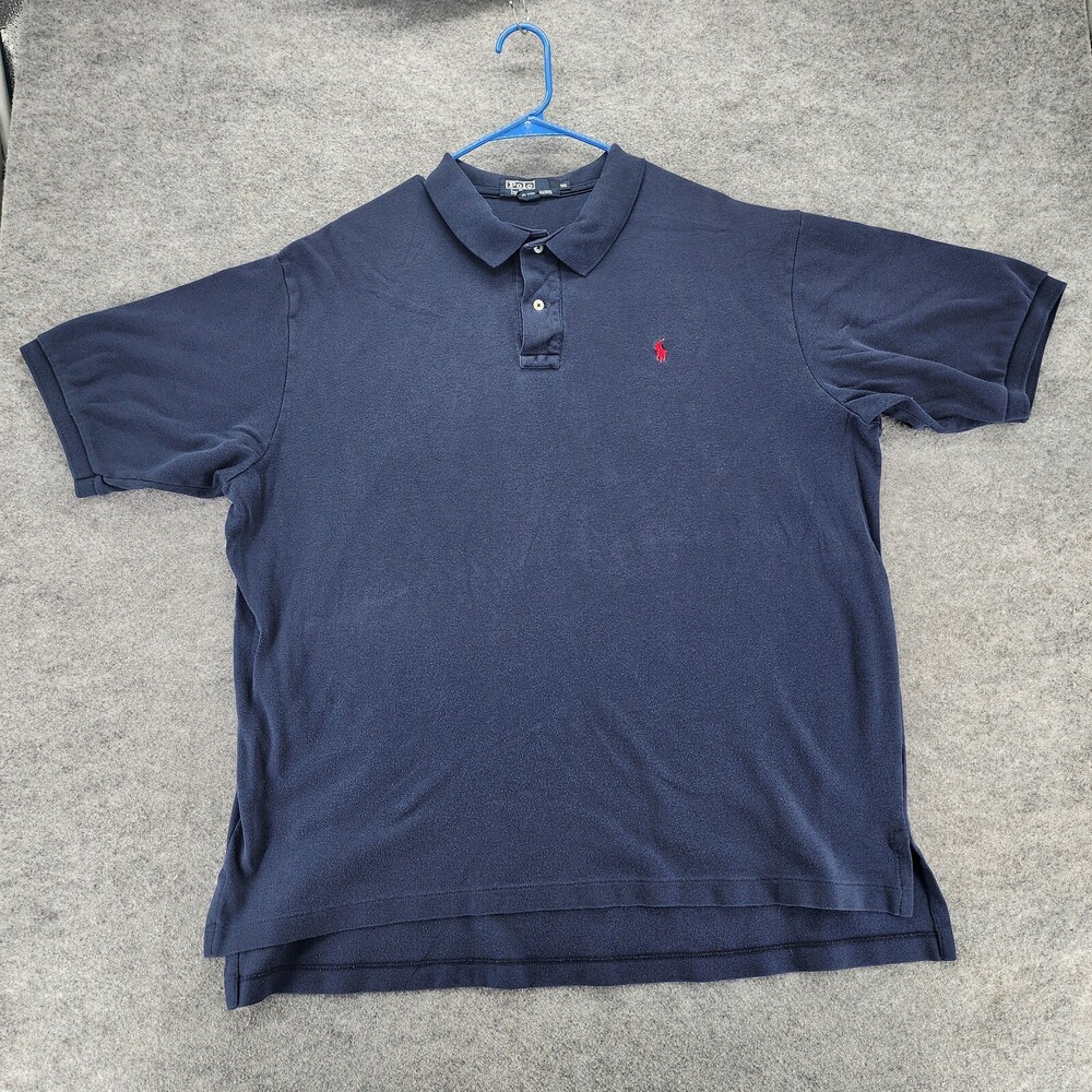 Ralph Lauren POLO Shirt Mens XXL Short Sleeve Blue